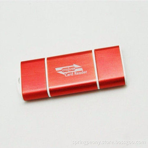 Promotional gift OTG card reader with USB2.0 high-speed read and write rate
